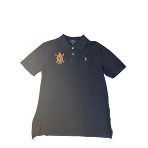 Polo Ralph Lauren Black Crest Logo Polo Shirt Mens XL